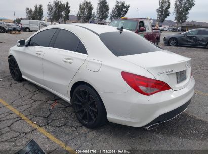 Lot #3056062705 2015 MERCEDES-BENZ CLA 250