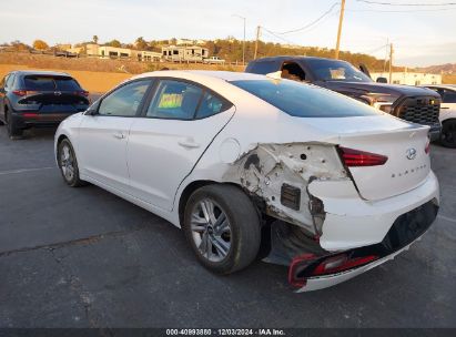 Lot #3035092837 2020 HYUNDAI ELANTRA SEL