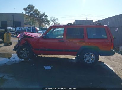 Lot #3035092706 2001 JEEP CHEROKEE SPORT