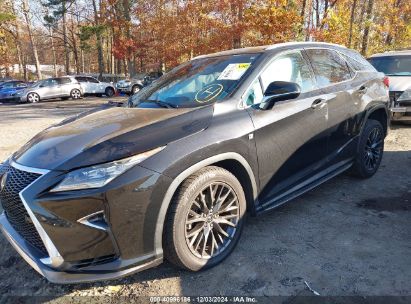 Lot #3049468914 2016 LEXUS RX 350 F SPORT