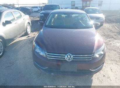 Lot #3021945951 2013 VOLKSWAGEN PASSAT 2.5L WOLFSBURG EDITION