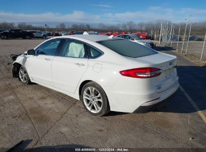 Lot #3035080744 2019 FORD FUSION SEL