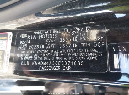 Lot #3053061972 2014 KIA RIO LX