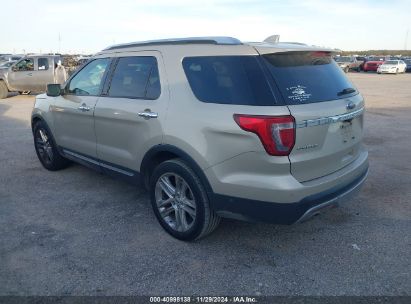 Lot #3037131388 2017 FORD EXPLORER LIMITED