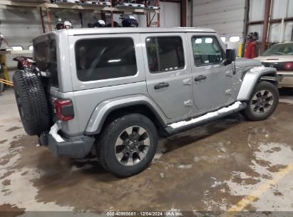 Lot #3052073119 2018 JEEP WRANGLER UNLIMITED SAHARA 4X4