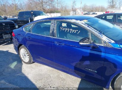 Lot #3052073081 2015 FORD FUSION HYBRID SE