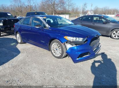 Lot #3052073081 2015 FORD FUSION HYBRID SE