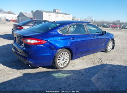 Lot #3052073081 2015 FORD FUSION HYBRID SE