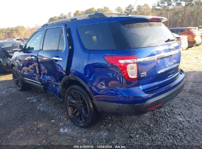 Lot #3034051305 2014 FORD EXPLORER XLT