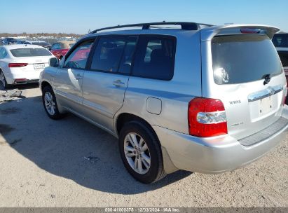 Lot #3053061938 2006 TOYOTA HIGHLANDER HYBRID LIMITED V6