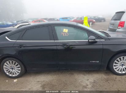 Lot #3056477983 2016 FORD FUSION HYBRID SE