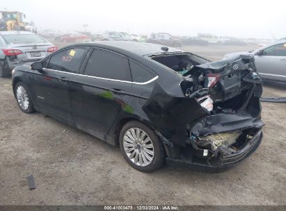 Lot #3056477983 2016 FORD FUSION HYBRID SE