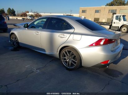 Lot #3051088726 2015 LEXUS IS 250 CRAFTED LINE