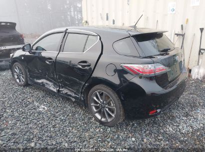 Lot #3048046720 2012 LEXUS CT 200H PREMIUM