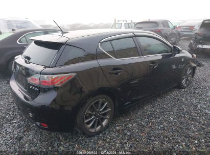 Lot #3048046720 2012 LEXUS CT 200H PREMIUM