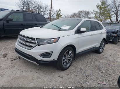 Lot #3034051192 2016 FORD EDGE TITANIUM