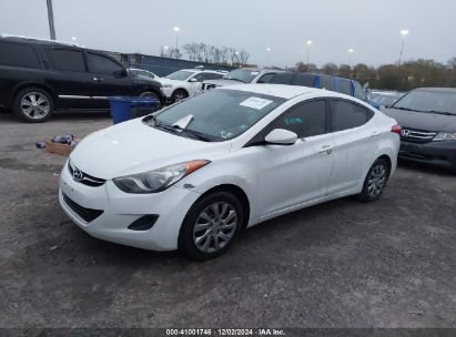 Lot #3035080777 2011 HYUNDAI ELANTRA GLS