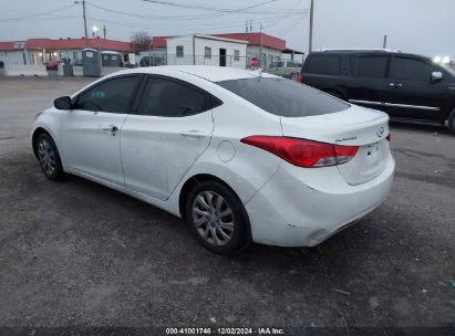 Lot #3035080777 2011 HYUNDAI ELANTRA GLS