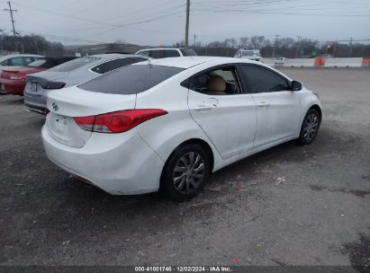 Lot #3035080777 2011 HYUNDAI ELANTRA GLS