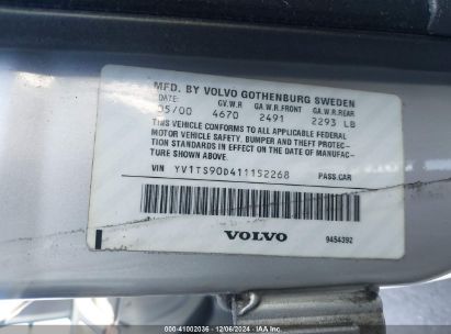 Lot #3050480730 2001 VOLVO S80 T6