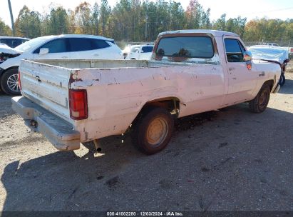 Lot #3035080747 1992 DODGE D-SERIES D150