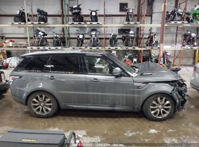 Lot #3051082136 2017 LAND ROVER RANGE ROVER SPORT 3.0L V6 SUPERCHARGED HSE