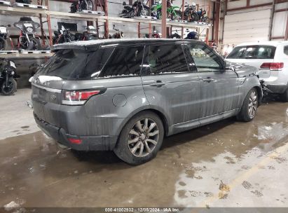 Lot #3051082136 2017 LAND ROVER RANGE ROVER SPORT 3.0L V6 SUPERCHARGED HSE