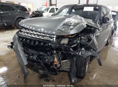 Lot #3051082136 2017 LAND ROVER RANGE ROVER SPORT 3.0L V6 SUPERCHARGED HSE