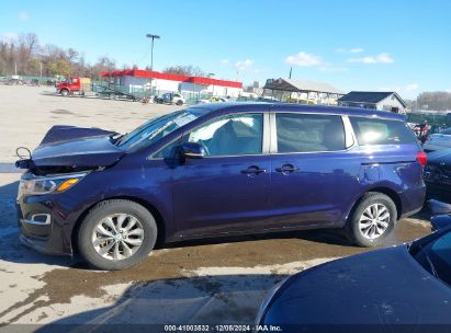 Lot #3050078322 2020 KIA SEDONA LX