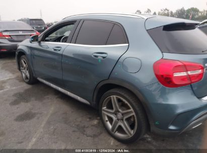 Lot #3051073320 2015 MERCEDES-BENZ GLA 250 4MATIC