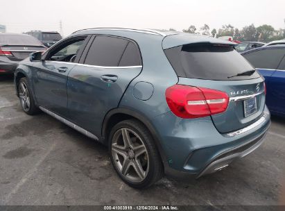 Lot #3051073320 2015 MERCEDES-BENZ GLA 250 4MATIC