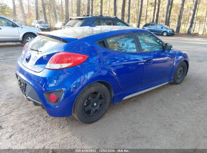 Lot #3052073488 2013 HYUNDAI VELOSTER TURBO W/BLACK