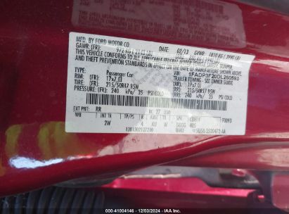 Lot #3052073481 2013 FORD FOCUS SE