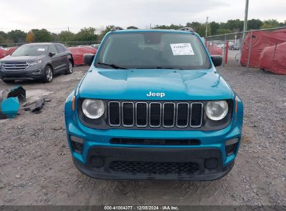 Lot #3033210610 2021 JEEP RENEGADE SPORT FWD