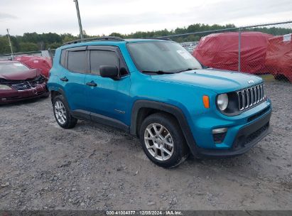 Lot #3033210610 2021 JEEP RENEGADE SPORT FWD