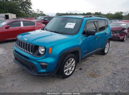 Lot #3033210610 2021 JEEP RENEGADE SPORT FWD