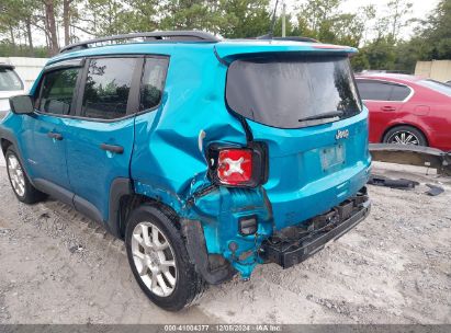 Lot #3033210610 2021 JEEP RENEGADE SPORT FWD