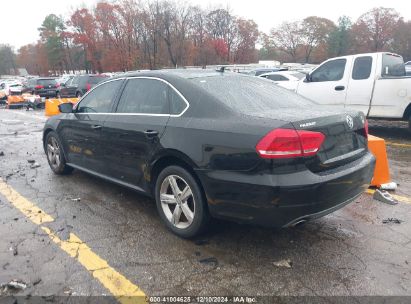 Lot #3056067931 2013 VOLKSWAGEN PASSAT 2.5L SE