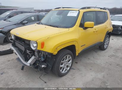 Lot #3042566690 2017 JEEP RENEGADE LATITUDE 4X4