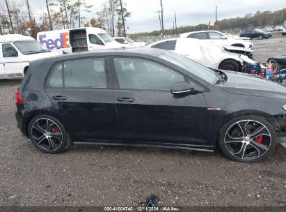 Lot #3042566681 2015 VOLKSWAGEN GOLF GTI 2.0T S 4-DOOR