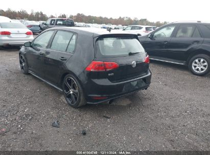 Lot #3042566681 2015 VOLKSWAGEN GOLF GTI 2.0T S 4-DOOR