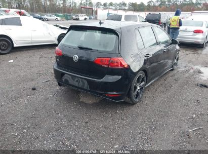 Lot #3042566681 2015 VOLKSWAGEN GOLF GTI 2.0T S 4-DOOR