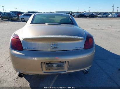 Lot #3031250440 2002 LEXUS SC 430