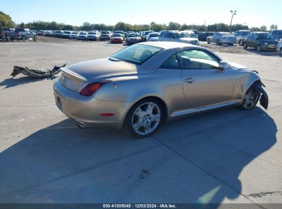 Lot #3031250440 2002 LEXUS SC 430