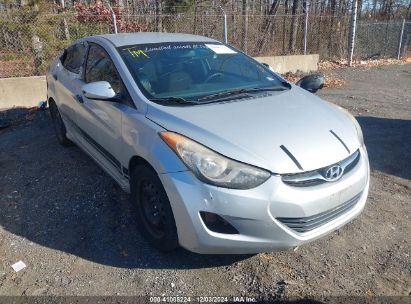 Lot #3034051608 2013 HYUNDAI ELANTRA GLS