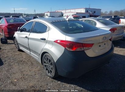 Lot #3034051608 2013 HYUNDAI ELANTRA GLS