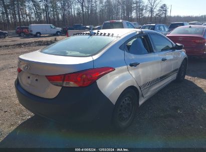 Lot #3034051608 2013 HYUNDAI ELANTRA GLS