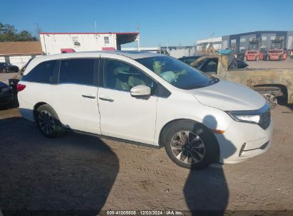 Lot #3052073454 2021 HONDA ODYSSEY EX-L