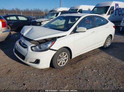 Lot #3034051502 2013 HYUNDAI ACCENT GLS