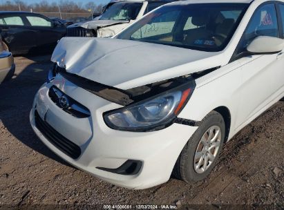 Lot #3034051502 2013 HYUNDAI ACCENT GLS